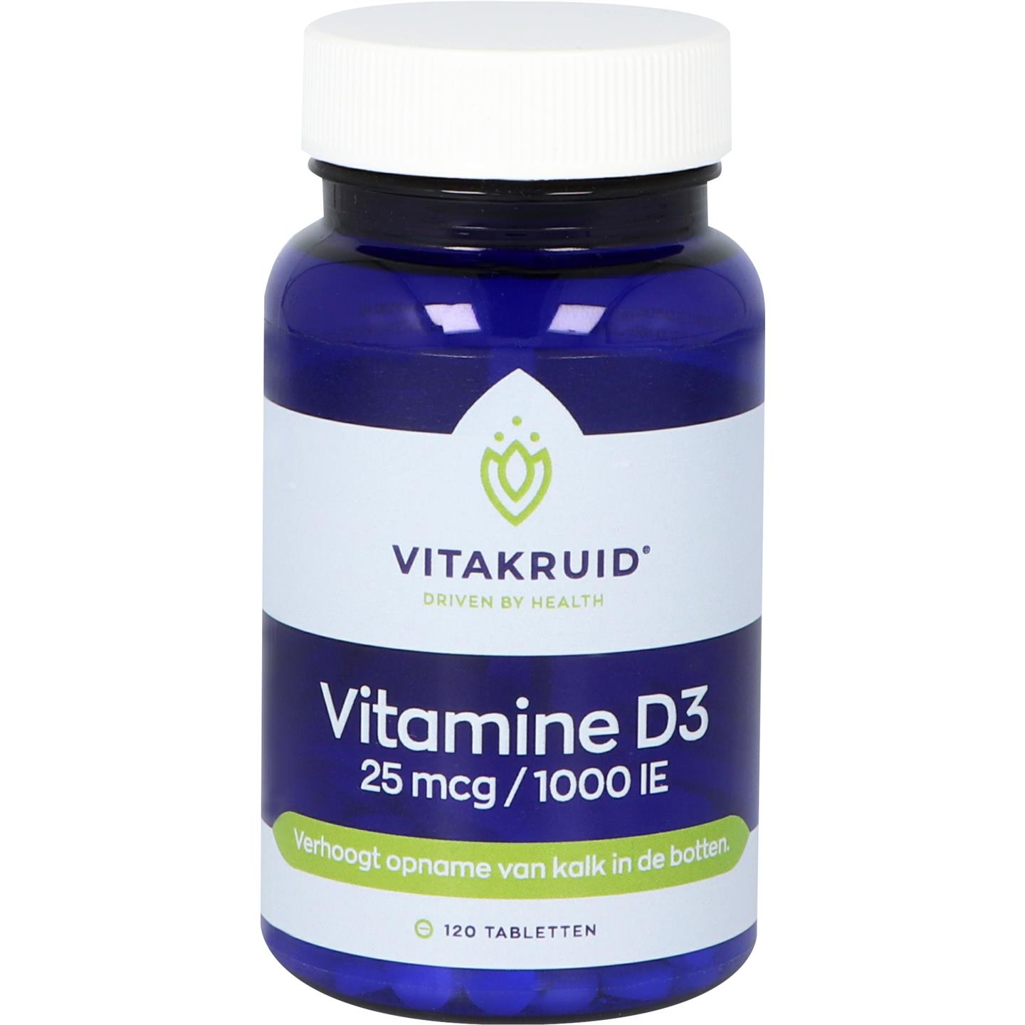 Vitamine D3 25 mcg afbeelding