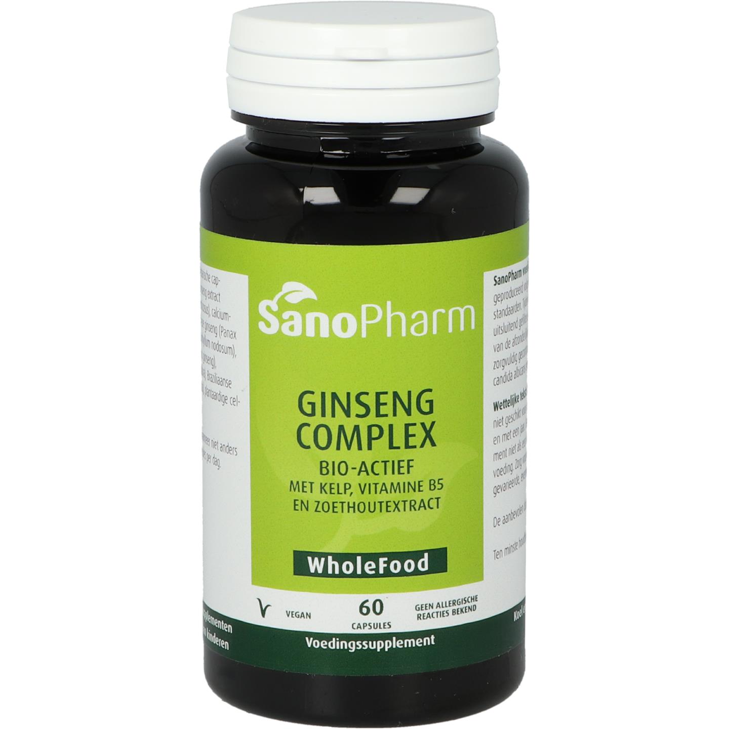 WholeFood Ginseng complex afbeelding