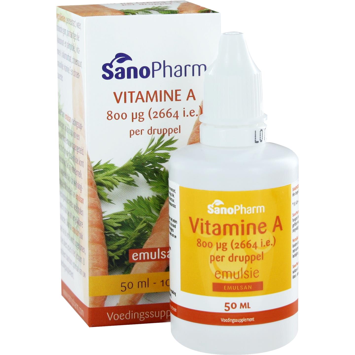 Emulsan Vitamine A 800 mcg afbeelding
