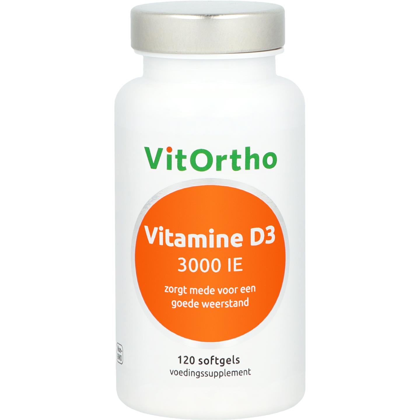 Vitamine D3 3000 IE afbeelding