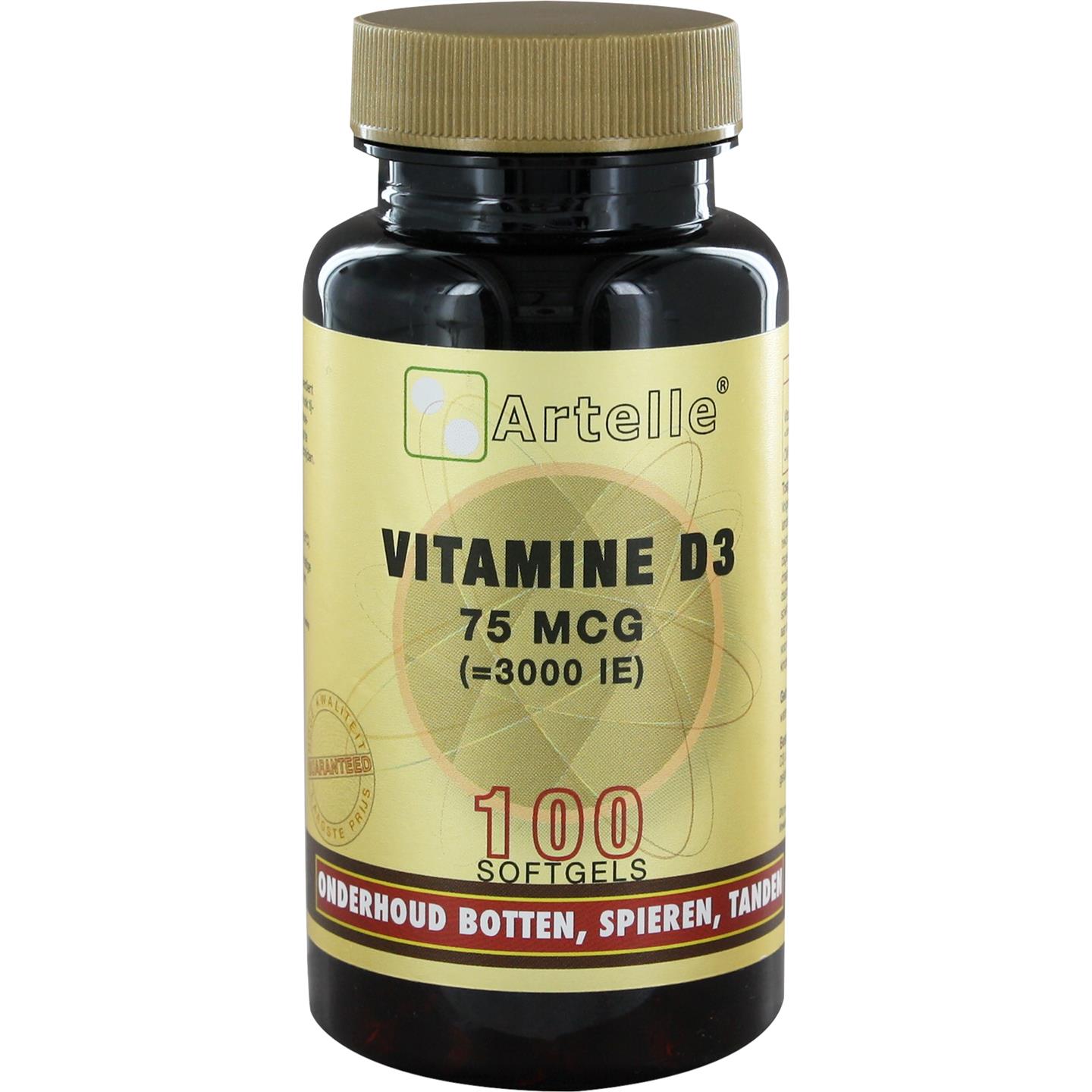 Vitamine D3 75 mcg afbeelding