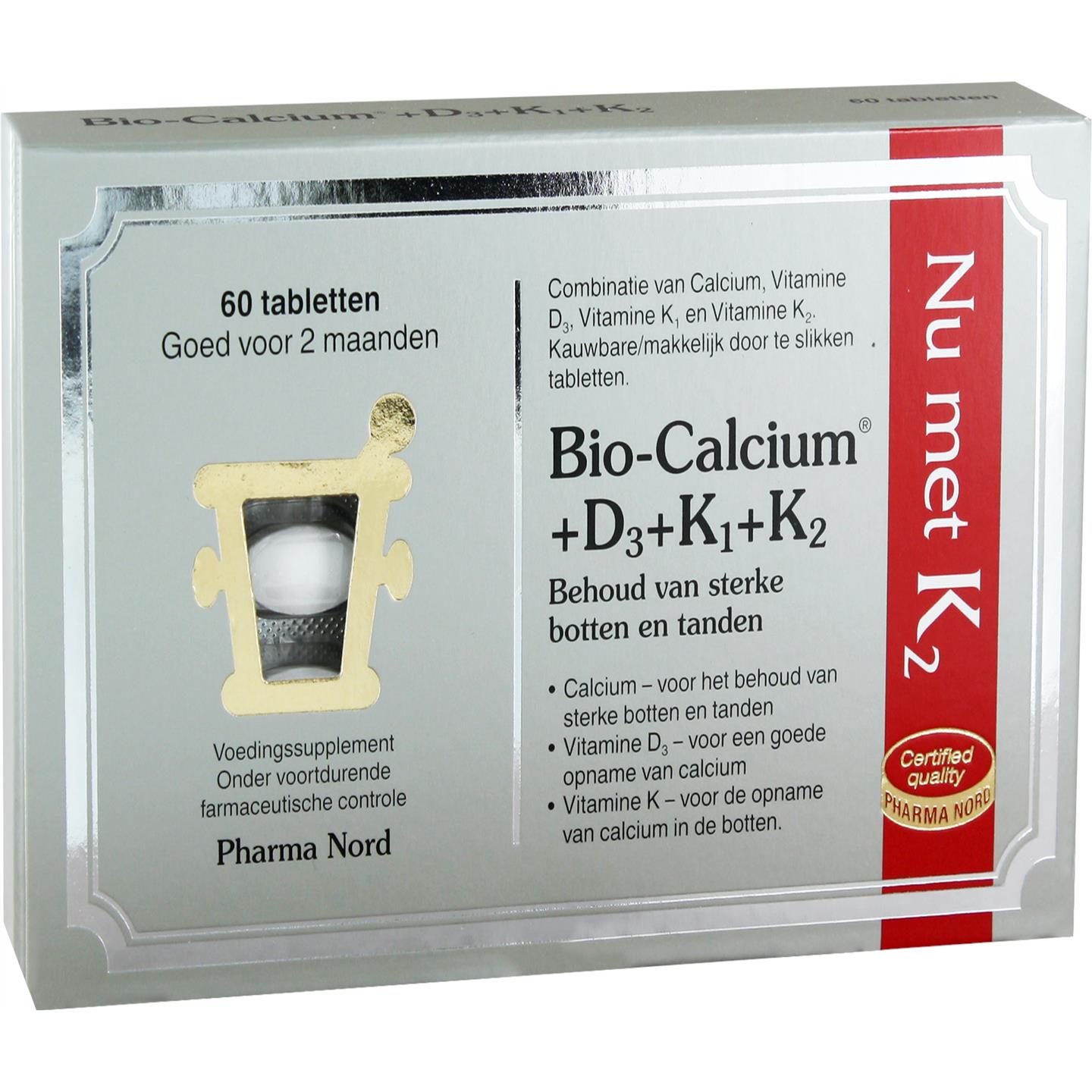 Bio-Calcium + D3 + K1 + K2 afbeelding