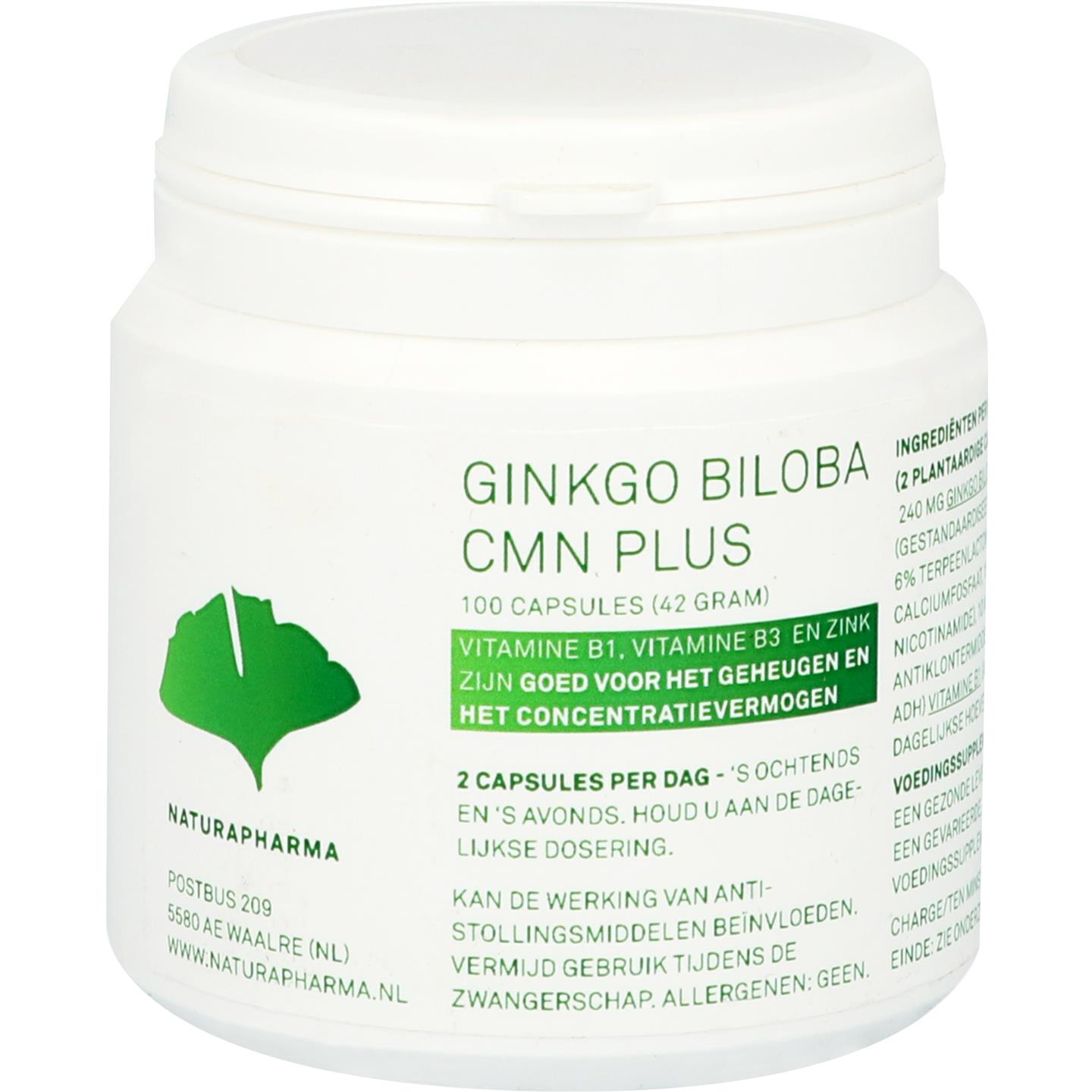 Ginkgo biloba CMN Plus afbeelding